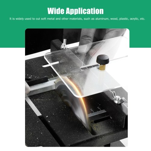 Multi-Functional Table Saw Mini Desktop Saw Cutter Electric Cutting Machine with Saw Blade Adjustable-Speed Angle Adjustment 35MM Cutting Depth for Wood Plastic Acrylic Cutting
Multi-Functional Table Saw Mini Desktop Saw Cutter Electric Cutting Machine with Saw Blade Adjustable-Speed Angle Adjustment 35MM Cutting Depth for Wood Plastic Acrylic Cutting