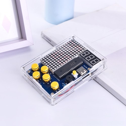 DIY Game Kit Retro Classic Electronic Soldering Kit Tetris Snake Plane Racing with Casing
DIY Game Kit Retro Classic Electronic Soldering Kit Tetris Snake Plane Racing with Casing
