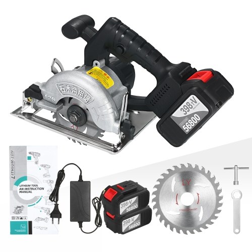 21V Cordless Circular Saw 6500RPM 2x20.0Ah Battery Fast Charger 45 Degree Adjustable Bevel Cutting with 110mm 30T Blades Circular Saw Woodworking Tools
21V Cordless Circular Saw 6500RPM 2x20.0Ah Battery Fast Charger 45 Degree Adjustable Bevel Cutting with 110mm 30T Blades Circular Saw Woodworking Tools