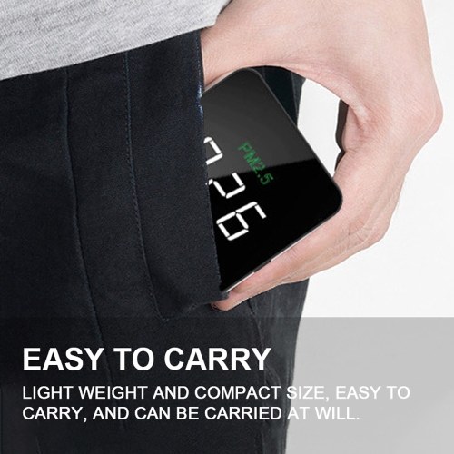 USB Mini PM2.5 Detector Rechargeable Air Quality Tester Monitor with LED Display Portable Electrical Measurement Accessory
USB Mini PM2.5 Detector Rechargeable Air Quality Tester Monitor with LED Display Portable Electrical Measurement Accessory
