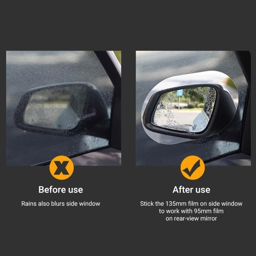 Rainproof Film For Car Rear-View Mirror Waterproof Anti-Fog Anti-Glare Anti-Flash Mirror Protective Film
Rainproof Film For Car Rear-View Mirror Waterproof Anti-Fog Anti-Glare Anti-Flash Mirror Protective Film