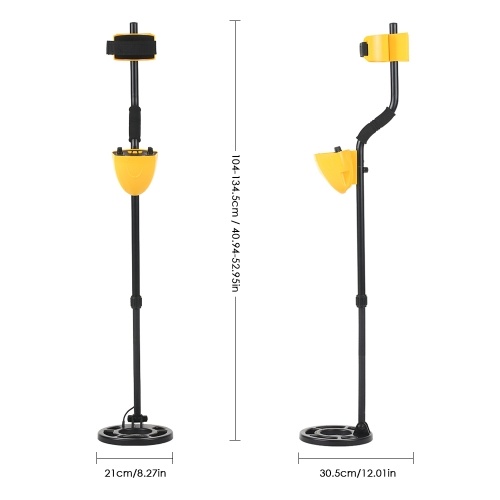Metal Detector with Shovel and Waterproof Search Coil Ground Nugget Detector Adjustable Sensitivity Height Gold Digger Treasure Hunter Metal Finder Tracker Seeker Treasures Seeking Tool
Metal Detector with Shovel and Waterproof Search Coil Ground Nugget Detector Adjustable Sensitivity Height Gold Digger Treasure Hunter Metal Finder Tracker Seeker Treasures Seeking Tool