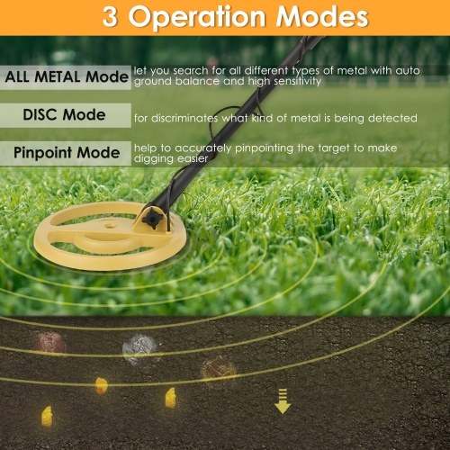 Handheld Metal Detector High Sensitivity Accuracy Metal Detecting Tool Jewelry Treasure Underground Gold Metal Finder for Adults and Kids with 3 Modes
Handheld Metal Detector High Sensitivity Accuracy Metal Detecting Tool Jewelry Treasure Underground Gold Metal Finder for Adults and Kids with 3 Modes