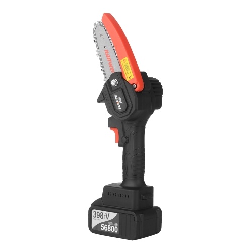 21V Mini Cordless Chainsaw 4-Inch Electric Brush Pruning Saw 2 Pack 4.0A Rechargeable Lithium Battery
21V Mini Cordless Chainsaw 4-Inch Electric Brush Pruning Saw 2 Pack 4.0A Rechargeable Lithium Battery