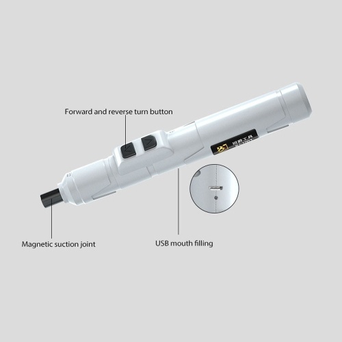 Cordless USB Rechargeable Electric Screwdriver Mini Power Tool Multifunction Screw Driver for Repairing Clock Electronic Device
Cordless USB Rechargeable Electric Screwdriver Mini Power Tool Multifunction Screw Driver for Repairing Clock Electronic Device