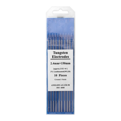 Tungsten Electrodes Welding Rods Red/Gold/Blue/Green 1.6*150/2.4*150 Welding Equipment Parts Weldings Torch Tungsten Pin Welding Electrodes Rods
Tungsten Electrodes Welding Rods Red/Gold/Blue/Green 1.6*150/2.4*150 Welding Equipment Parts Weldings Torch Tungsten Pin Welding Electrodes Rods