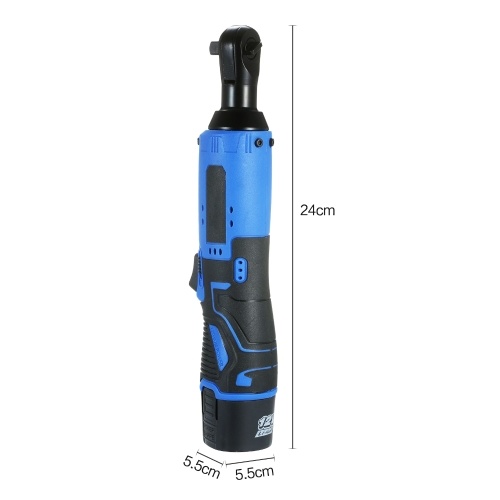 KKmoon Cordless Electric Ratchet Wrench 12V Power Ratchet Tool Ratcheting Socket Wrench with 2 Packs 4500mAh Rechargeable Battery
KKmoon Cordless Electric Ratchet Wrench 12V Power Ratchet Tool Ratcheting Socket Wrench with 2 Packs 4500mAh Rechargeable Battery