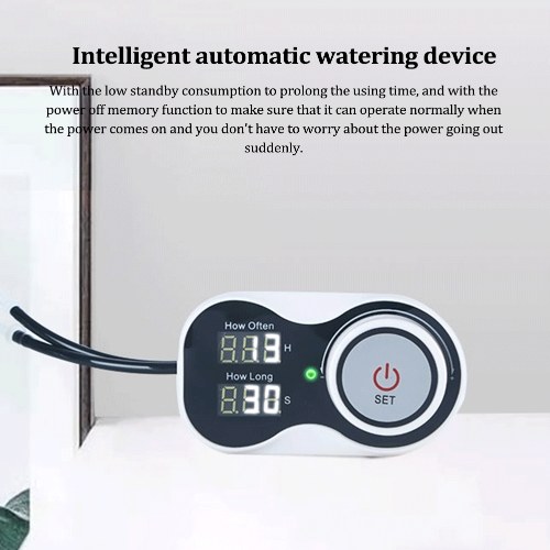 

Intelligent Automatic Flower Watering Device Sprayer Easy to Install Timing Quantitative Irrigation Water Sprayer Home Household Gardening Irrigator Watering Planter System Travel Leave Home for Balcony Office Garden