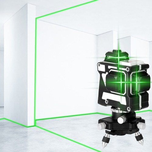 Multifunctional Self-leveling 3D 12 Lines Laser Level Tool Vertical Horizontal Lines with 1.5M 3 Heights Adjustable Alloy Extension Bar Tripod Stand
Multifunctional Self-leveling 3D 12 Lines Laser Level Tool Vertical Horizontal Lines with 1.5M 3 Heights Adjustable Alloy Extension Bar Tripod Stand