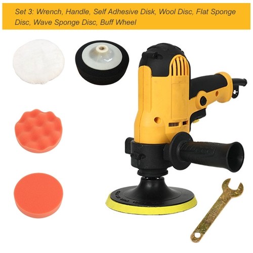 710W Car Polisher Waxer Electric Handheld Polisher Multifunctional Car Waxing Machine for Waxing Polishing Sealing Glaze
710W Car Polisher Waxer Electric Handheld Polisher Multifunctional Car Waxing Machine for Waxing Polishing Sealing Glaze
