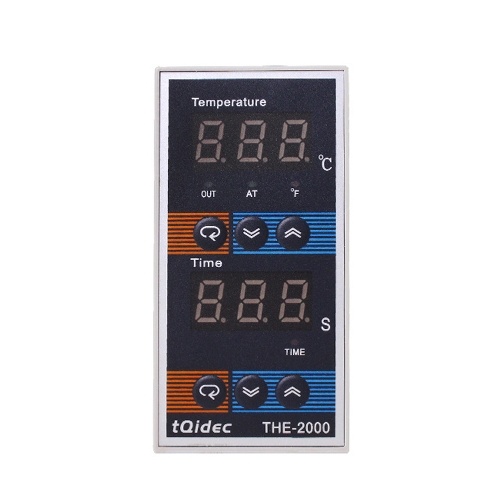 Intelligent Digital Display Temperature Time Controller 0~400℃ Adjustable for Hot Stamping Mchine Oven K Type Thermocouple Relay Output
Intelligent Digital Display Temperature Time Controller 0~400℃ Adjustable for Hot Stamping Mchine Oven K Type Thermocouple Relay Output