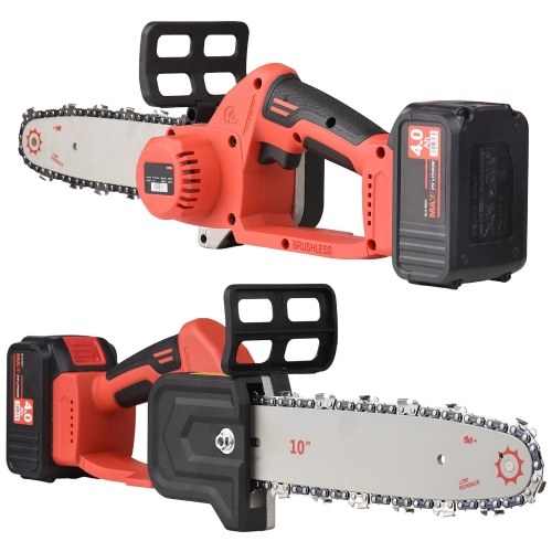 21V Brushless Mini Cordless Chainsaw 10-inch Electric Chain Saw Handheld Pruning Saw 4.0Ah Rechargeable Battery Fast Charger Powered Tree Branch Pruner Pruning Shears Garden Tool for Tree Trimming Wood Cutting
21V Brushless Mini Cordless Chainsaw 10-inch Electric Chain Saw Handheld Pruning Saw 4.0Ah Rechargeable Battery Fast Charger Powered Tree Branch Pruner Pruning Shears Garden Tool for Tree Trimming Wood Cutting
