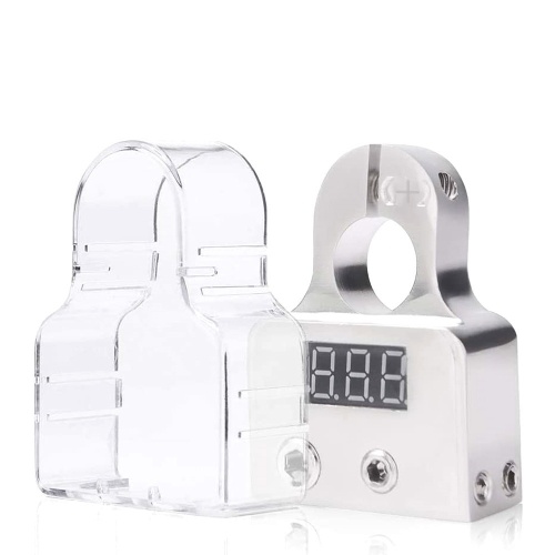 Car Battery Terminal Connectors Positive Negative Battery Terminal Clamps Car Audio Modification Battery Head with Voltmeter 12-24V
Car Battery Terminal Connectors Positive Negative Battery Terminal Clamps Car Audio Modification Battery Head with Voltmeter 12-24V