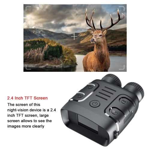 1080P Portable Binocular Infrared Night-Visions Device Day Night Use Photo Video Taking 5X Digital Zoom 300M Full Dark Viewing Distance for Outdoor Hunt Boating Journey
1080P Portable Binocular Infrared Night-Visions Device Day Night Use Photo Video Taking 5X Digital Zoom 300M Full Dark Viewing Distance for Outdoor Hunt Boating Journey