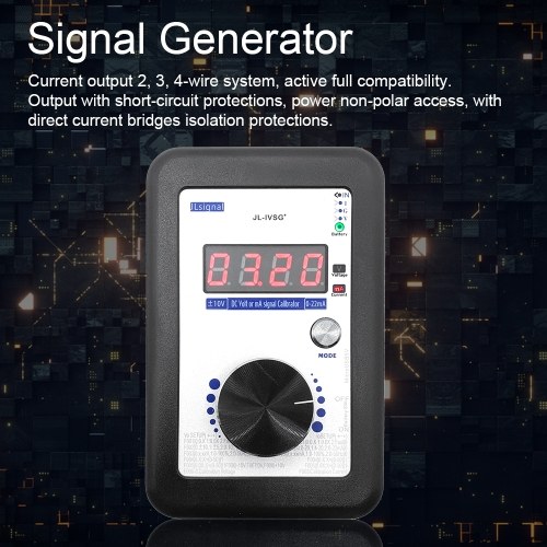 0-10V 0-22mA Voltage Current Source Signal Generator Portable Signal Generator Infinitely Adjustable Knob
0-10V 0-22mA Voltage Current Source Signal Generator Portable Signal Generator Infinitely Adjustable Knob