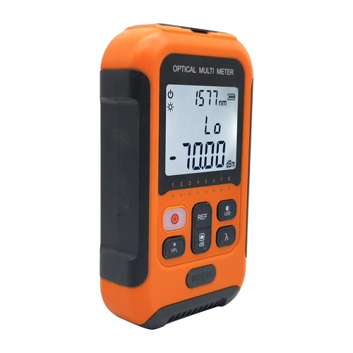 Портативный измеритель оптической мощности 3 в 1 Высокоточный сетевой тестер Цифровой дисплей Тестер оптического волокна со светодиодной подсветкой (тип B от -50 до 26 дБм) 
Портативный измеритель оптической мощности 3 в 1 Высокоточный сетевой тестер Цифровой дисплей Тестер оптического волокна со светодиодной подсветкой (тип B от -50 до 26 дБм)