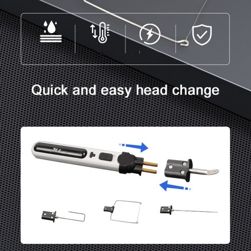 Portable Cordless Foam Cutter Hot Wire Foam Cutter Pen Styrofoam Cutting Tools Kit Electronic Soldering Kit Multifunctional Engraving Pen 5 Seconds Heating-Up with LED Light
Portable Cordless Foam Cutter Hot Wire Foam Cutter Pen Styrofoam Cutting Tools Kit Electronic Soldering Kit Multifunctional Engraving Pen 5 Seconds Heating-Up with LED Light