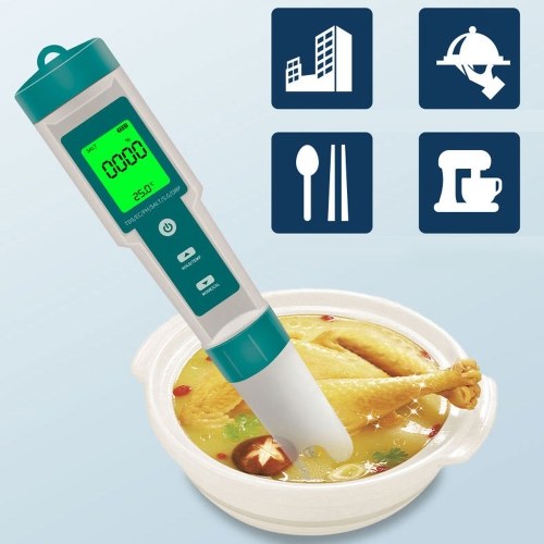 Multifunctional Digital 7 in 1 Water Quality Tester Portable High Accurancy Water Quality Test Pen Water Quality Measurement Tool Water PH/TDS/EC/Salinity/ORP/S.G/Temperature Measuring
Multifunctional Digital 7 in 1 Water Quality Tester Portable High Accurancy Water Quality Test Pen Water Quality Measurement Tool Water PH/TDS/EC/Salinity/ORP/S.G/Temperature Measuring