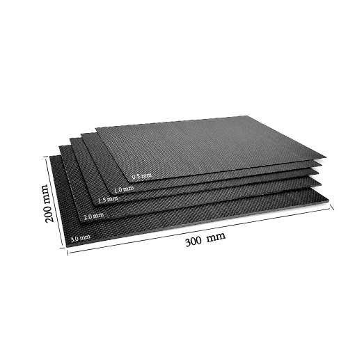 

3K Carbon Fiber Plate Panel Plain Twill Weave Matt Glossy Surface Full Carbon Fiber Plate Panel Sheet