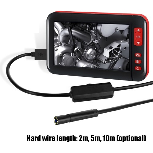 F200 4.3 Inch High-definition 1080P Display Screen Endoscope Industrial Home Endoscopes with 8 Adjustable Brightness LEDs 8mm Camera Diameter
F200 4.3 Inch High-definition 1080P Display Screen Endoscope Industrial Home Endoscopes with 8 Adjustable Brightness LEDs 8mm Camera Diameter