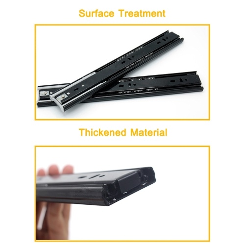2pcs Drawer Slides Low Noise Ball Bearing Drawer Slides 1-Pair Heavy Duty Drawer Slides Drawer Guide Rail Hydraulically Damped Drawer Rail
2pcs Drawer Slides Low Noise Ball Bearing Drawer Slides 1-Pair Heavy Duty Drawer Slides Drawer Guide Rail Hydraulically Damped Drawer Rail