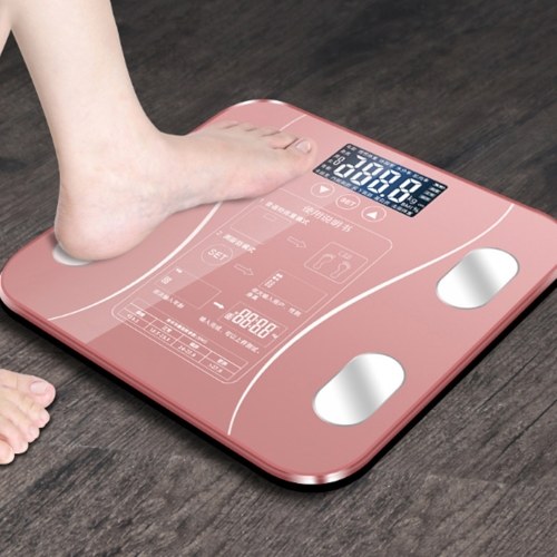 

Body Fat Scales Intelligent Electronic Weight Scale High Precision Digital BMI Scale Water Mass Health Body Composition Analyzer Batteries Charging