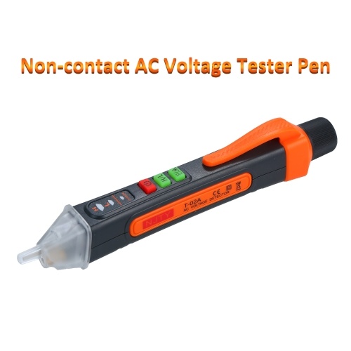 NJTY Portable Non-contact AC Voltage Tester Pen Shaped V~Alert Detector with Sound and Light Alarm and LED Flashlight and Laser pen
NJTY Portable Non-contact AC Voltage Tester Pen Shaped V~Alert Detector with Sound and Light Alarm and LED Flashlight and Laser pen