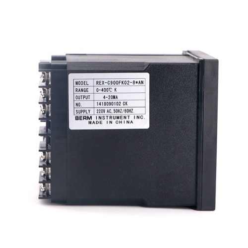 REX-C900FK02-8*AN Intelligent Temperature Controller Digital Display 0-400℃ K Type 4-20MA Output
REX-C900FK02-8*AN Intelligent Temperature Controller Digital Display 0-400℃ K Type 4-20MA Output
