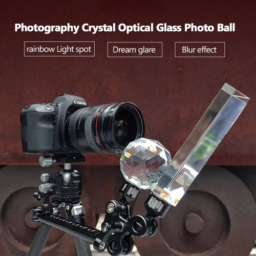 Photography Crystal Optical Glass Photo Ball with 1/4'' Screw Mouth Glow Effect Decorative Photography Accessories
Photography Crystal Optical Glass Photo Ball with 1/4'' Screw Mouth Glow Effect Decorative Photography Accessories