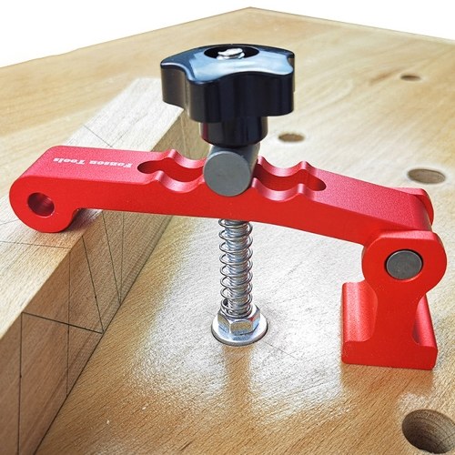 Woodworking Desktop Aluminium Alloy Quick Fixing Clamp T-shaped Chute Adjustable Clamp Woodworking Table Fixing Clamp Practical Woodworking Accessory
Woodworking Desktop Aluminium Alloy Quick Fixing Clamp T-shaped Chute Adjustable Clamp Woodworking Table Fixing Clamp Practical Woodworking Accessory