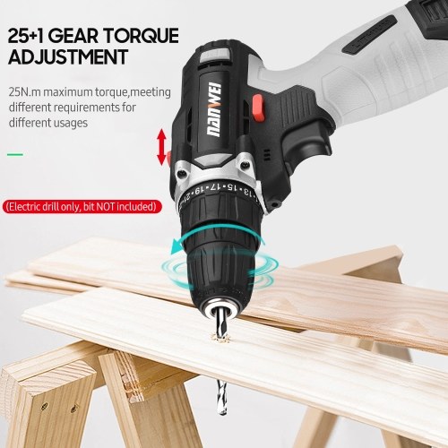 NANWEI 16.8V Portable Cordless Drill 3/8 Inch Chuck 25+1 Gear Adjustment Handheld Electric Drill Power Drill with Battery Indicator LED Work Light 2-variable Speed 25N.m Max Torque Includes 1500mAh Battery & Fast Charger
NANWEI 16.8V Portable Cordless Drill 3/8 Inch Chuck 25+1 Gear Adjustment Handheld Electric Drill Power Drill with Battery Indicator LED Work Light 2-variable Speed 25N.m Max Torque Includes 1500mAh Battery & Fast Charger