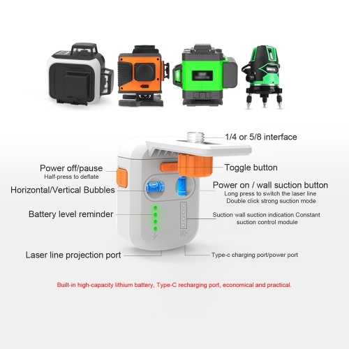 Multifunction Electric Vacuum Adsorption Laser Level Bracket Household Wall Installation Leveling Machine Support Holder
Multifunction Electric Vacuum Adsorption Laser Level Bracket Household Wall Installation Leveling Machine Support Holder