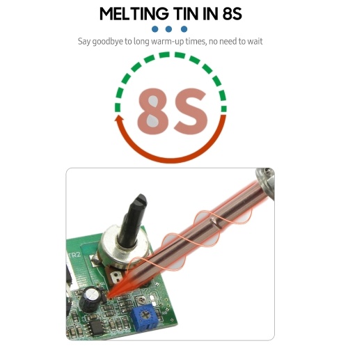 SI012 Intelligent OLED Electric Soldering Iron Sensitivity Adjustable Built-in Buzzer Suitable for T12
SI012 Intelligent OLED Electric Soldering Iron Sensitivity Adjustable Built-in Buzzer Suitable for T12