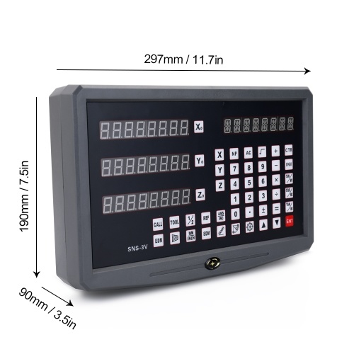 Grating CNC Milling Digital Readout Display Milling Machine Control Panel Measuring Equipment
Grating CNC Milling Digital Readout Display Milling Machine Control Panel Measuring Equipment