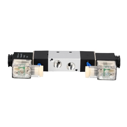 KKmoon Pneumatic Air Control Solenoid Valve DC 24V PT1/4'' Double Coil Pilot-Operated Electric 5 Way 2 Position Connection Type 
KKmoon Pneumatic Air Control Solenoid Valve DC 24V PT1/4'' Double Coil Pilot-Operated Electric 5 Way 2 Position Connection Type