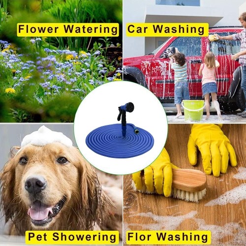 KKmoon Garden Hose Stretchy Hose Expandable Water Hose Flexible Expanding Hose Lawn Watering Hose with Spray Nozzle 200ft
KKmoon Garden Hose Stretchy Hose Expandable Water Hose Flexible Expanding Hose Lawn Watering Hose with Spray Nozzle 200ft