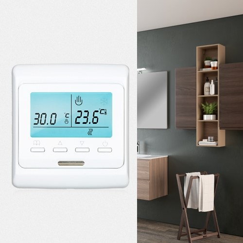 Programmable Smart Thermostat Buit-in Sensor with LCD Display Digital Temperature Controller (3A without WiFi)
Programmable Smart Thermostat Buit-in Sensor with LCD Display Digital Temperature Controller (3A without WiFi)