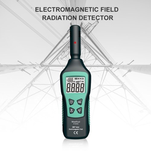 FUYI EMF Метр Детектор Электромагнитного Излучения Бытовой Ручной Высокоточный Тестер Радиационной Электромагнитной Волны Радиационный Монитор FY876 Черный
FUYI EMF Метр Детектор Электромагнитного Излучения Бытовой Ручной Высокоточный Тестер Радиационной Электромагнитной Волны Радиационный Монитор FY876 Черный