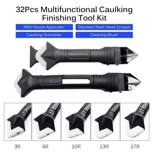 32Pcs Caulking Finishing Tool Kit Multifunctional Caulking Finisher Tools Kit
32Pcs Caulking Finishing Tool Kit Multifunctional Caulking Finisher Tools Kit