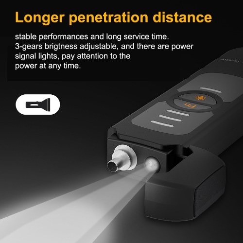 Handheld Fiber Optic Tester Portable Pen Type Red Light Visual Fault Locator Rechargeable Optical Cable Test Pen B3S05 5mW
Handheld Fiber Optic Tester Portable Pen Type Red Light Visual Fault Locator Rechargeable Optical Cable Test Pen B3S05 5mW