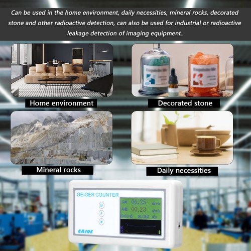 Portable Handheld Geiger Counter Multifunctional Nuclear Radiation and Electromagnetic γ β X Rays Detector
Portable Handheld Geiger Counter Multifunctional Nuclear Radiation and Electromagnetic γ β X Rays Detector