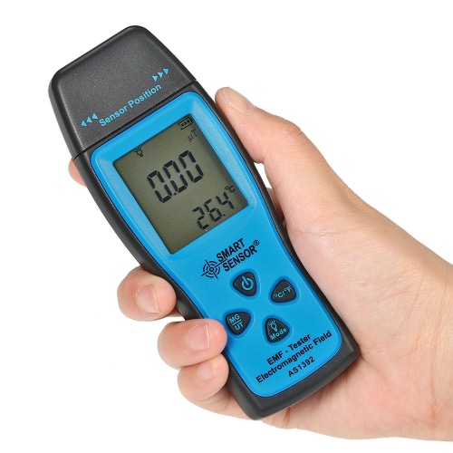 SMART SENSOR Handheld Mini Digital LCD EMF Tester Electromagnetic Field Radiation Detector Meter Dosimeter Tester Counter
SMART SENSOR Handheld Mini Digital LCD EMF Tester Electromagnetic Field Radiation Detector Meter Dosimeter Tester Counter