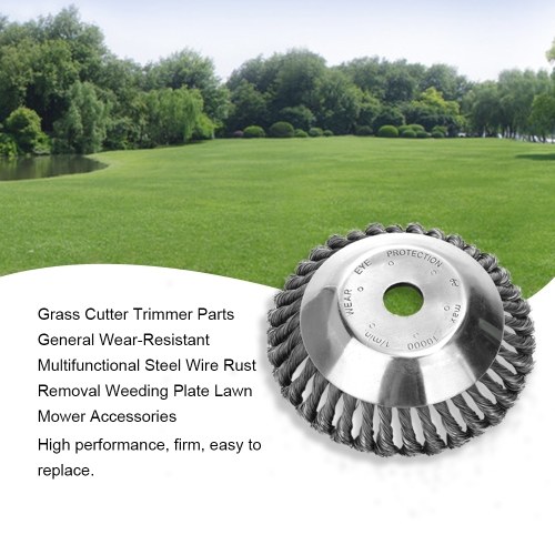 Grass Cutter Trimmer Parts General Wear-Resistant Multifunctional Steel Wire Rust Removal Weeding Plate Lawn Mower Accessories
Grass Cutter Trimmer Parts General Wear-Resistant Multifunctional Steel Wire Rust Removal Weeding Plate Lawn Mower Accessories