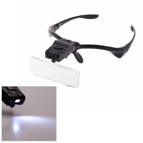 5 Lens 1.0X-3.5X Bracket Headband Magnifier Loupe Glasses with 2 LED Lights Eye Magnification Goggles Magnifying Tool
5 Lens 1.0X-3.5X Bracket Headband Magnifier Loupe Glasses with 2 LED Lights Eye Magnification Goggles Magnifying Tool