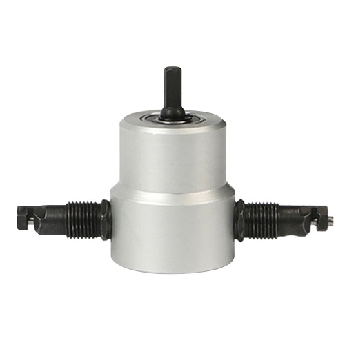 Double Head Metal Sheet Nibbler Electric Drill Attachment Metal Cutter for Plastic Plywood/ Iron/ Steel/ Aluminum/ Copper Sheet Straight Curved Irregular Cutting
Double Head Metal Sheet Nibbler Electric Drill Attachment Metal Cutter for Plastic Plywood/ Iron/ Steel/ Aluminum/ Copper Sheet Straight Curved Irregular Cutting