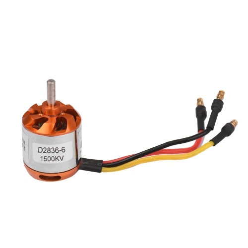 D2836-6 1500KV Brushless Outrunner Motor High Performance for DIY Model Airplane RC Car Mini Multicopter Helicopter Quadcopter
D2836-6 1500KV Brushless Outrunner Motor High Performance for DIY Model Airplane RC Car Mini Multicopter Helicopter Quadcopter