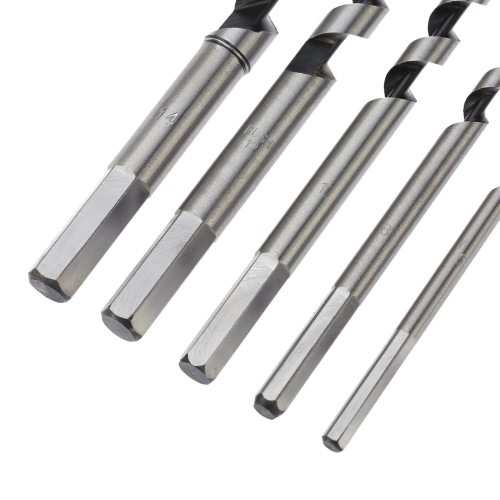 5pcs/set 230mm Super Long Hexagonal Shank Woodworking Auger Bits Good Quality Auger Drill Bit Set 5pcs/set 230mm Super Long Hexagonal Shank Woodworking Auger Bits Good Quality Auger Drill Bit Set