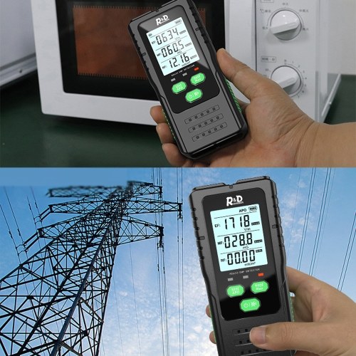 3in1 Multifunctional Electric Field Magnetic Field RF Radiation Detector Handheld Electromagnetic Radiation Tester EMF Meter Portable Radio Frequency Detect Meter
3in1 Multifunctional Electric Field Magnetic Field RF Radiation Detector Handheld Electromagnetic Radiation Tester EMF Meter Portable Radio Frequency Detect Meter