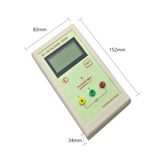 MK328 Portable LCD Display Capacitance and Resistance Tester Multifunctional Transistor Tester ESR Tester
MK328 Portable LCD Display Capacitance and Resistance Tester Multifunctional Transistor Tester ESR Tester