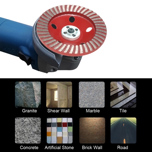 125mm 5" Diamond Segment Grinding Wheel Disc Bowl Shape Grinder Cup 22mm Inner Hole for Concrete Granite Masonry Stone Ceramics Terrazzo Marble Building Industry
125mm 5" Diamond Segment Grinding Wheel Disc Bowl Shape Grinder Cup 22mm Inner Hole for Concrete Granite Masonry Stone Ceramics Terrazzo Marble Building Industry